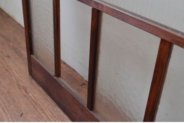 アンティーク建具　デザイングッド!!　レトロな空間作りにおすすめなガラス戸1枚(引き戸)(R-080882)