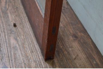 アンティーク建具　デザイングッド!!　レトロな空間作りにおすすめなガラス戸1枚(引き戸)(R-080882)