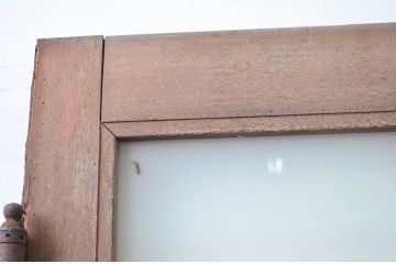 アンティーク建具　レトロな雰囲気漂う両開きドア1対2セット(ガラス扉、玄関扉)(R-080895)