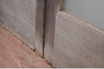アンティーク建具　レトロな雰囲気漂う両開きドア1対2セット(ガラス扉、玄関扉)(R-080895)
