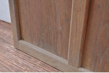 アンティーク建具　大正ロマンな雰囲気を盛り上げるガラス戸1枚(引き戸)(R-080900)