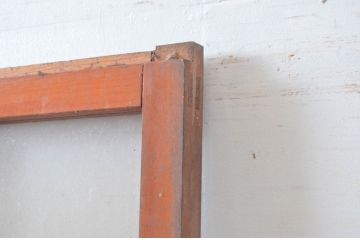 アンティーク建具　大正ロマンな雰囲気を盛り上げるガラス戸1枚(引き戸)(R-080900)