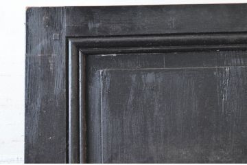 アンティーク建具　フランスアンティーク　ペイント仕上げ限定　シックなお部屋づくりに取り入れたい黒いペイントドア(建具、木製ドア)(R-080904)