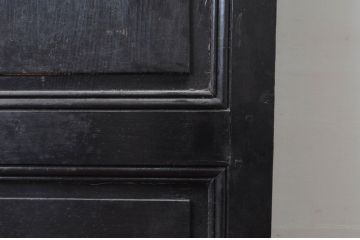 アンティーク建具　フランスアンティーク　ペイント仕上げ限定　シックなお部屋づくりに取り入れたい黒いペイントドア(建具、木製ドア)(R-080904)
