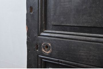 アンティーク建具　フランスアンティーク　ペイント仕上げ限定　シックなお部屋づくりに取り入れたい黒いペイントドア(建具、木製ドア)(R-080904)