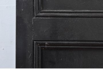 アンティーク建具　フランスアンティーク　ペイント仕上げ限定　シックなお部屋づくりに取り入れたい黒いペイントドア(建具、木製ドア)(R-080904)