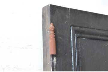 アンティーク建具　フランスアンティーク　ペイント仕上げ限定　シックなお部屋づくりに取り入れたい黒いペイントドア(建具、木製ドア)(R-080904)
