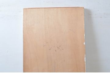 中古　特注　オーダー製作　ペイント仕上げ限定　シンプルなデザインが取り入れやすいミラー(姿見、壁掛け鏡、ウォールミラー)(R-080914)