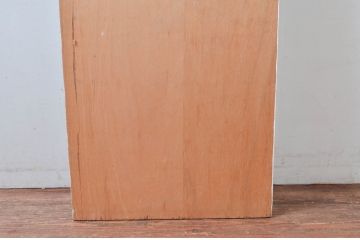 中古　特注　オーダー製作　ペイント仕上げ限定　シンプルなデザインが取り入れやすいミラー(姿見、壁掛け鏡、ウォールミラー)(R-080915)