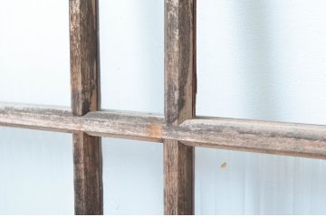 アンティーク建具　素朴な木味が魅力のガラス戸3枚セット(引き戸)(R-080919)