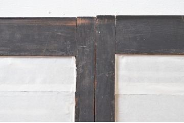 アンティーク建具　時代物!!　上作作り!!上質な和の空間を演出する組子入り書院戸4枚セット(引き戸、障子戸、窓)(R-080926)