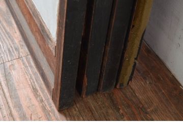 アンティーク建具　時代物!!　上作作り!!上質な和の空間を演出する組子入り書院戸4枚セット(引き戸、障子戸、窓)(R-080926)