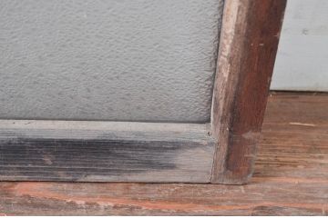 アンティーク建具　レトロな空間作りにおすすめなガラス窓2枚セット(引き戸、ガラス戸)(R-080933)