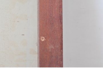 アンティーク建具　レトロな雰囲気を醸し出すガラス扉1枚(木製扉、ドア)(R-080940)