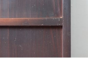 アンティーク建具　長い歴史を刻んだ味わいが魅力的な障子帯戸1枚(引き戸、障子戸)(R-080952)