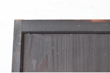 アンティーク建具　長い歴史を刻んだ味わいが魅力的な障子帯戸1枚(引き戸、障子戸)(R-080952)