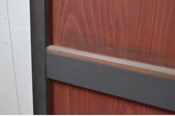 アンティーク建具　古民家風インテリアにおすすめの帯戸2枚セット(板戸、引き戸)(R-080954)