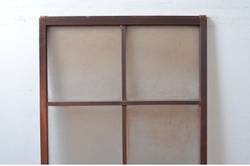 アンティーク建具　腰板のデザインが良いね!　作りの良いガラス戸1枚(引き戸)(R-080961)