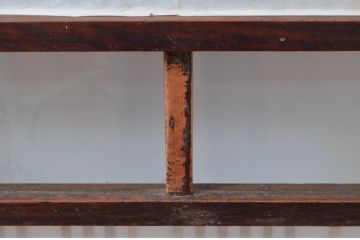 アンティーク建具　どこか懐かしい雰囲気を感じる格子戸4枚セット(引き戸)(R-080962)