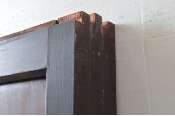 アンティーク建具　和モダンな空間を演出する帯戸3枚セット(引き戸、板戸)(R-080963)