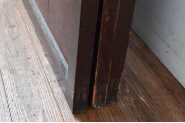 アンティーク建具　和モダンな空間を演出する帯戸3枚セット(引き戸、板戸)(R-080963)