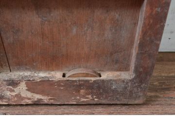アンティーク建具　落ち着いた和の空間を演出する格子蔵戸1枚(引き戸、玄関戸、格子戸)(R-080964)