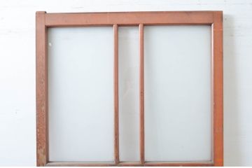 アンティーク建具　どこか懐かしい昭和の雰囲気が漂うガラス戸1枚(引き戸)(R-080967)