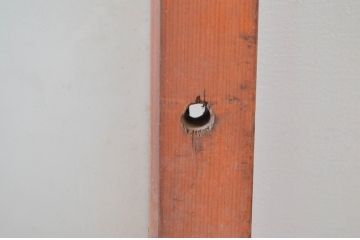 アンティーク建具　どこか懐かしい昭和の雰囲気が漂うガラス戸1枚(引き戸)(R-080967)