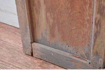 アンティーク建具　どこか懐かしい昭和の雰囲気が漂うガラス戸1枚(引き戸)(R-080967)