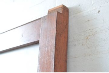 アンティーク建具　どこか懐かしい昭和の雰囲気が漂うガラス戸1枚(引き戸)(R-080967)
