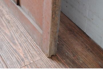 アンティーク建具　どこか懐かしい昭和の雰囲気が漂うガラス戸1枚(引き戸)(R-080967)