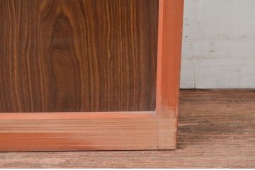 アンティーク建具　お部屋に光をたっぷりと取り込めるレトロなガラス戸1枚(引き戸)(R-080971)