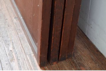 アンティーク建具　上質な和の空間を演出する無双戸4枚セット(無双帯戸、引き戸、格子戸、板戸、帯戸)(R-080974)