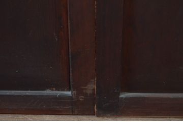 アンティーク建具　古民家風インテリアにおすすめの帯戸4枚セット(板戸、引き戸)(R-080975)