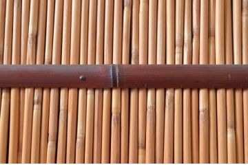 アンティーク建具　上手物!!　腰板無双付き!透かし彫りの桐紋が上品な夏戸4枚セット(引き戸、簾戸、簀戸、葭戸、すど、夏障子)(R-080976)