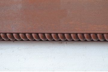 アンティーク建具　ペイント仕上げ限定!　大正ロマンなデザインが魅力的な背の高い大判ガラス戸1枚(引き戸、枠、建具)(R-080982)