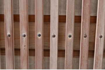 アンティーク建具　腰板欅(ケヤキ)材　和の風情感じられる裏障子付きの格子戸4枚セット(引き戸、障子戸)(R-080983)
