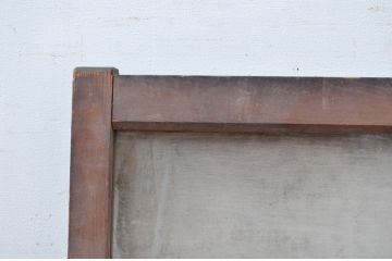 アンティーク建具　大正ロマン　ノスタルジックな雰囲気溢れる大きな窓1枚(明り取り、明かり取り、ガラス窓)(R-080993)