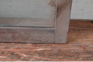 アンティーク建具　大正ロマン　ノスタルジックな雰囲気溢れる大きな窓1枚(明り取り、明かり取り、ガラス窓)(R-080993)