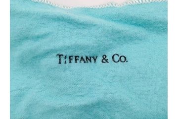 アメリカ　TIFFANY&CO.(ティファニー)　STERLINGSILVER(スターリングシルバー) Jardin　総重量 約338g　細かな花や鳥のデザインが上品なデザートフォーク6本セット(DESSERT FORKS、銀製品、洋食器、カトラリー、ジャルダン、収納袋付き、共箱付き)(R-081003)