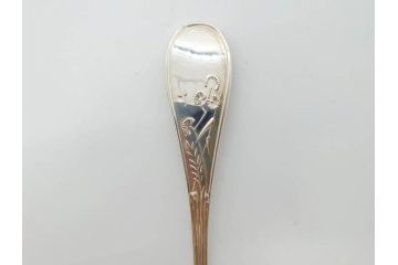 アメリカ　TIFFANY&CO.(ティファニー)　STERLINGSILVER(スターリングシルバー) Jardin　総重量 約338g　細かな花や鳥のデザインが上品なデザートフォーク6本セット(DESSERT FORKS、銀製品、洋食器、カトラリー、ジャルダン、収納袋付き、共箱付き)(R-081003)