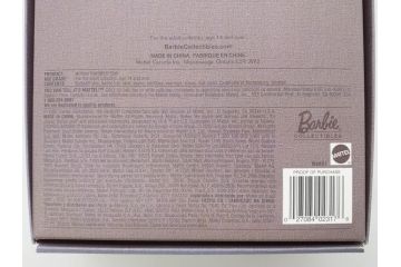 GIORGIO ARMANI BARBIE DOLL(ジョルジオ アルマーニ バービー人形)　高さ 約30cm　エレガントな雰囲気が魅力の人形(LIMITED EDITION 、リミテッドエディション、COLLECTIBLES、共箱付き)(R-081005)