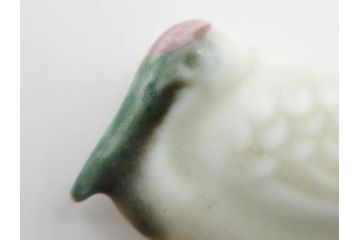 陶器製　九谷焼　色々な組み合わせが楽しめる帯留6点セット(金彩、タマムシ?、南天、龍、鶴、ツル、花、在銘作家物、仙、小乕?、帯留め、着物道具、和装小物、アクセサリー)(R-081006)