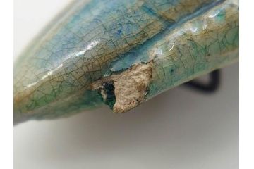 陶器製　九谷焼　色々な組み合わせが楽しめる帯留6点セット(金彩、タマムシ?、南天、龍、鶴、ツル、花、在銘作家物、仙、小乕?、帯留め、着物道具、和装小物、アクセサリー)(R-081006)