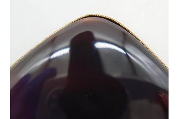 アンティーク　時代物　べっ甲(鼈甲)　美しい艶が魅力の帯留4点セット(魚、鯉、花、帯留め、着物道具、和装小物、アクセサリー、共箱付き)(R-081007)