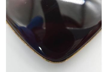 アンティーク　時代物　べっ甲(鼈甲)　美しい艶が魅力の帯留4点セット(魚、鯉、花、帯留め、着物道具、和装小物、アクセサリー、共箱付き)(R-081007)