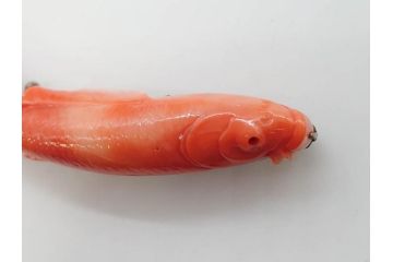 アンティーク　時代物　珊瑚　ピンク　桃色　螺鈿細工　SPM刻印　和の装いを引きたてる帯留6点セット(サンゴ、鯉、魚、竹梅?、帯留め、着物道具、和装小物、アクセサリー)(R-081008)