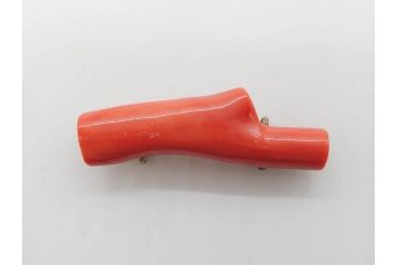 アンティーク　時代物　珊瑚　ピンク　桃色　螺鈿細工　SPM刻印　和の装いを引きたてる帯留6点セット(サンゴ、鯉、魚、竹梅?、帯留め、着物道具、和装小物、アクセサリー)(R-081008)
