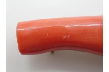 アンティーク　時代物　珊瑚　ピンク　桃色　螺鈿細工　SPM刻印　和の装いを引きたてる帯留6点セット(サンゴ、鯉、魚、竹梅?、帯留め、着物道具、和装小物、アクセサリー)(R-081008)