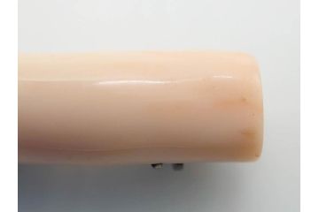 アンティーク　時代物　珊瑚　ピンク　桃色　螺鈿細工　SPM刻印　和の装いを引きたてる帯留6点セット(サンゴ、鯉、魚、竹梅?、帯留め、着物道具、和装小物、アクセサリー)(R-081008)